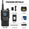 TIDRADIO 10W Portable Walkie Talkie long range Ham Radio Bluetooth connection cell phone programmable Two Way Commutator TD-H8