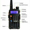 BAOFENG BF-F8HP 8W TRI-POWER TWO WAY HAM RADIO WALKIE TALKIE WITH ACCESSORIES