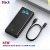 Baseus Power Bank 30000mAh 65W PD3.0 Quick Charging 3.0 FCP SCP Portable External For iPhone 14 12 13 Laptop Tablet Power bank