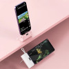 10000mAh Mini Power Bank Portable External Battery Built In Cable Mobile Power Suppy Charger For Iphone Samsung Xiaomi Huawei