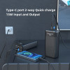 Type C PD Powerbank 40000 Mah Dual Quick Charge Power Bank Black Led Display 15W PD External Battery Charger For iPhone Xiaomi
