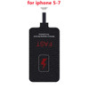10W Qi Wireless Charging Receiver For iPhone Micro USB Type C Universal Fast Wireless Charger Adapter For Samsung Huawei Xiaomi