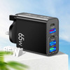 65W USB Type C Charger PD Muti Plugs Fast Charging Charger Mobile Cell Phone Quick Charging Wall Charger for IPhone Samsung