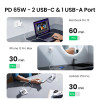 UGREEN 65W PD Charger Quick Charge 4.0 3.0 Type C PD USB Charger for iPhone 14 13 12 Pro Max Fast Charger For Laptop PD Charger