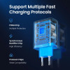 UGREEN 65W PD Charger Quick Charge 4.0 3.0 Type C PD USB Charger for iPhone 14 13 12 Pro Max Fast Charger For Laptop PD Charger