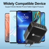 55W 6 Ports USB Charger Type C Quick Charger QC 3.0 Mobile Phone Wall Adapter Fast Charging For iPhone Xiaomi Samsung Huawei