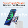 QERE Mobile Phone Magnetic Wireless Charger Station Fast Charging Safe Multi-functional Portable Foldable Mini Wireless Charger