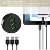 3 USB Desktop Charger 5V 3.1A Office Home Desk Hole Charge Station Universal Mobile Phone Charger USB Hub Charger