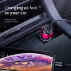 Baseus 45W Car Charger Dual USB Type C Mobile Phone Charger Metal Car Charging QC3.0 4.0 Quick Charge for iPhone Samsung Huawei