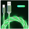 Glowing LED Light Cable 3 in 1 Fast Charging Cord Type C Micro USB For iphone Samsung Xiaomi Huawei Mobile Phone Charger Cable