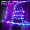 Glowing Cable Mobile Phone Charging Cables LED light Micro USB Type C Charger For Samsung Xiaomi iPhone 13 12 Charge Wire Cord