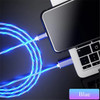 Glowing Cable Mobile Phone Charging Cables LED light Micro USB Type C Charger For Samsung Xiaomi iPhone 13 12 Charge Wire Cord