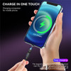 540 Rotate Magnetic USB Cable Type C Cable Fast Charging For iphone Samsung Magnet Charge Micro USB Cable Mobile Phone USB Wire
