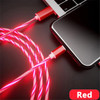 3 in 1 Fast Charging Cable Glowing LED Light Luminous USB Tpye C For Iphone 14 Samsung S6 Xiaomi Huawei OPPO Mobile Phone Cord