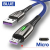 5A 2m Micro USB Type C Cable Android Mobile Phone Charger Fast Charging Data Cord Charge For iPhone 13 12 Xiaomi Samsung Huawei