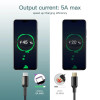KUULAA 5A USB Type C Cable For Samsung Xiaomi mi Redmi Fast Charging USB-C Cable Mobile Phone Charger USBC Type-C Data Wire Cord