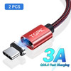 TOPK AM45 Magnetic USB Cable Fast Charging Micro Type C Cable Magnet Charger Data Charging Wire Mobile Phone Cable Cord