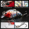 JOHNCOO 72mm Fishing Lure Floating VIB Vibration 10.5g  Hard Bait Wobblers Fishing Swimbaits For Bass Pike Perch Fishing