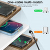 540 Rotate Magnetic Cable 6A Fast Charging Magnet Charger For Huawei Micro USB Type C Cable Mobile Phone Cord For Xiaomi Samsung