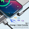 540 Rotate Magnetic Cable 6A Fast Charging Magnet Charger For Huawei Micro USB Type C Cable Mobile Phone Cord For Xiaomi Samsung