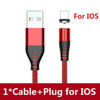 AUFU Magnetic Micro USB Type C Cable For iPhone Xiaomi Mobile Phone Fast Charging USB Cable Magnetic Charger Wire Cord Samsung