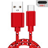 USB Type C Cable Fast Charging Nylon Braide Cables for Samsung Galaxy S9 Plus Xiaomi mi9 Huawei Mobile Phone Charger USB C Cable