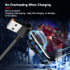 90 Degree LED Micro USB Cable Fast Charger Andriod Mobile Phone Microusb Charge Data Cord Charging For Samsung S7 Xiaomi Redmi