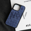 Weave ALCANTARA Case for iPhone 15 14 Pro Max 13 12 Supercar Interior Luxury Suede Leather Drop Protection Phone Cover