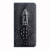 Retro 3D Crocodile Head Genuine Leather Case For Oneplus 3 3T 5 5T 6 6T 7 7T 8 8T 9 9R 10 10T 11 11R 12 Pro Phone Cover Cases