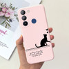 For Coque Tecno Pop 5 LTE Case Cute Love Heart Dinosaur Silicon Shockproof Cover on Tecno Pop5 Lte 2021 BD4 BD4i BD4a Phone Case