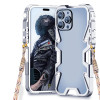Armor Case for apple iPhone 15 Pro Max,14,13,12 Pro Max , Heavy Duty, Metal, Aluminum, Protect Phone Cover, Bracket, Shockproof