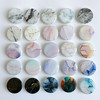 Glossy Marble Texture Stretch Grip Tok Phone Holder Foldable Socket Finger Ring for iPhone 11 13 Xiaomi Support