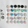Glossy Marble Texture Stretch Grip Tok Phone Holder Foldable Socket Finger Ring for iPhone 11 13 Xiaomi Support