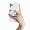 Glossy Marble Texture Stretch Grip Tok Phone Holder Foldable Socket Finger Ring for iPhone 11 13 Xiaomi Support