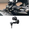 Phone Holder Stem Triple Tree Fork Mount Clamp Mobile Phone Stand Motorcycle Mirror Navigation Phone Support Handlebar Bracket