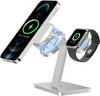 EWA 2 in1 for MagSafe Charger, Aluminum Alloy MagSafe Desktop Stand Holder Dock, Compatible with MagSafe Charger for iPhone