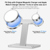 EWA 2 in1 for MagSafe Charger, Aluminum Alloy MagSafe Desktop Stand Holder Dock, Compatible with MagSafe Charger for iPhone