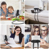 Foldable Desk Mobile Phone Holder For iPhone iPad Tablet DIY Flexible Gooseneck Mounts Adjustable Smartphone Stand Lazy Bracket