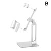 Double Support Clip Tablet Stand Phone Holder For iPad Sansung Lenovo Phone Tablet Bracket For 4.9" to 12.9" Stand