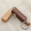 50Pcs Wood Phone Holde Lightweight Slim Design Wooden Mobile Phone Stand Holder Stand Pendant Keychain