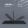 BOW Foldable Bluetooth Mobile Phone KeyboardWireless Keyboard Rechargeable Ultra Slim Keyboard for IOS Android Smartphone