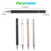 2 In 1 Stylus Pen For Smartphone Tablet Drawing Capacitive Pencil Universal Android Mobile Screen Touch Pen For iPad mini 1 2 3