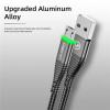 Lovebay LED 2M Micro USB Cable 3A QC 3.0 Quick Charge Wire For Xiaomi Samsung Android Mobile Phone Data Cable Cord Fast Charging