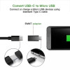 USB Type C Female To Micro USB Male Converter Type-C Micro USB Adapter Connector for Xiaomi Samsung Data Sync Phone Converter