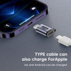 Micro USB To USB C Fast Charging Adapter 480Mbps Mini USB To USBC Converter Type C To Lightning Connector For iphone Android