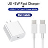 45W Super Fast Charger USB C Charger 3.28ft Type C Cable Fast Charging Android Phone Charger for Samsung Galaxy S23 S22 Ultra