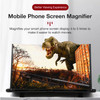 L16 16 inch Mobile Phone Screen Magnifier 3D Enlarger Magnifying Amplifier Bracket Universal Foldable Desk Phone Holder Stand