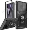 Case For Samsung Galaxy S24 Ultra Plus 4G 5G Slide Camera 360 Degree Rotate Kickstand Heavy Grade Cover