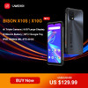 UMIDIGI BISON X10S X10G IP68/IP69K Waterproof Rugged Mobile Phones NFC 6.53" HD+ 4GB+64GB 6150mAh Battery Smartphone