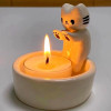 Creative Kitten Candle Holder Cat Warming Paws Candle Holder Cute Grilled Cat Aromatherapy Candle Holder Cartoon Desktop Decor